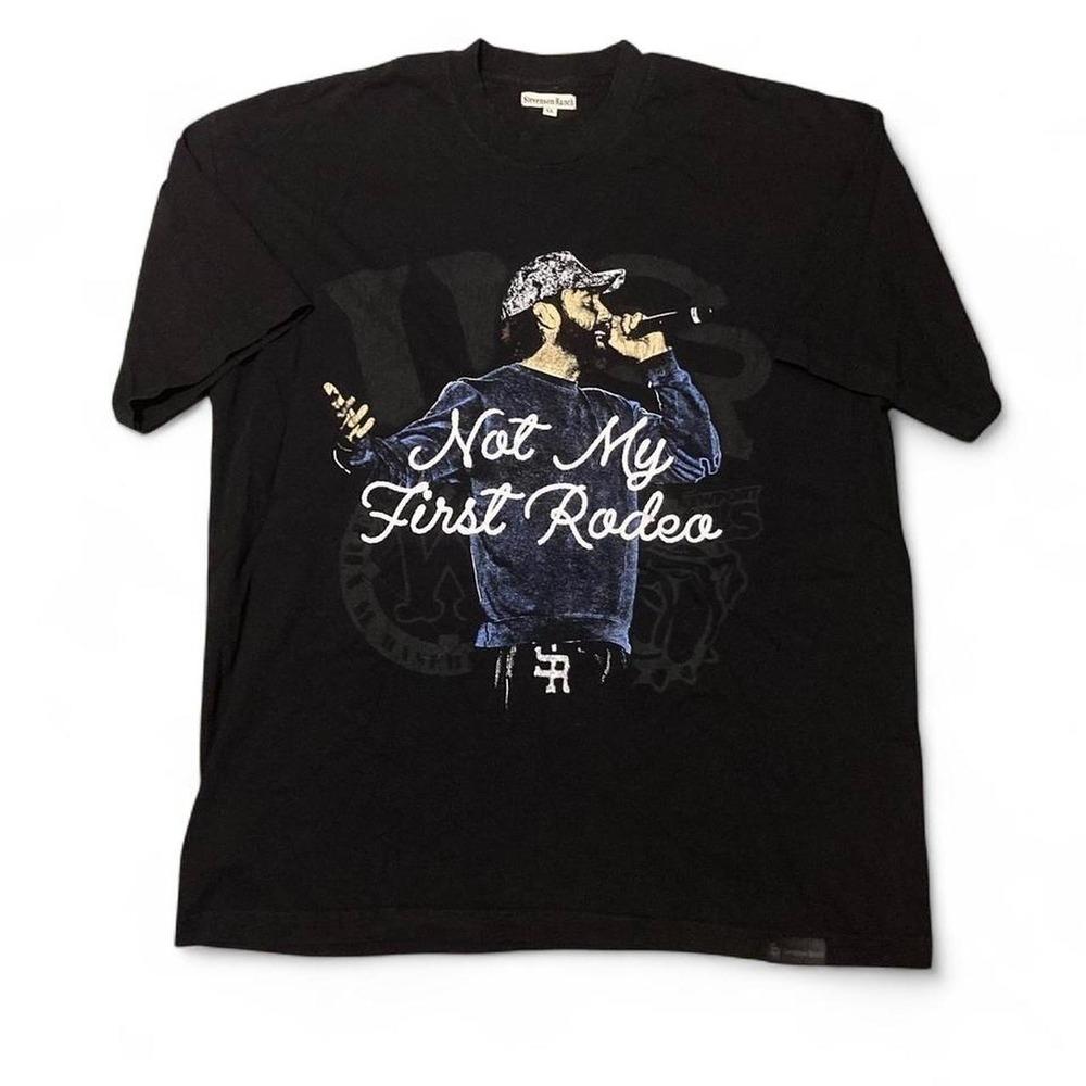 Stevenson ranch Mike. not my first rodeo black tee tour concert XL/23.75